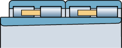 BC4T.7 design of FV four-row cylindrical roller bearings, Rolling mill bearings