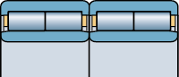 BC4.13 design of FV four-row cylindrical roller bearings, Rolling mill bearings