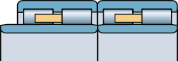 BC4.17 design of FV four-row cylindrical roller bearings, Rolling mill bearings