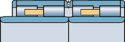 BC4.18 design of FV four-row cylindrical roller bearings, Rolling mill bearings