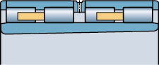 BC4T.3 design of FV four-row cylindrical roller bearings, Rolling mill bearings