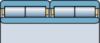 BC4.4 design of FV four-row cylindrical roller bearings, Rolling mill bearings