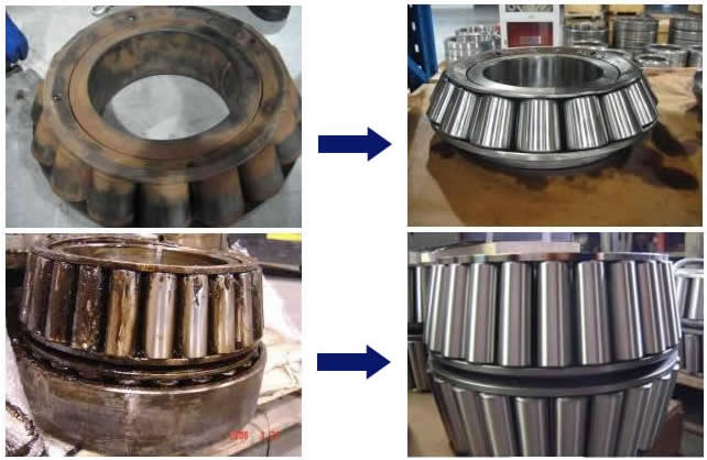 rolling mill bearings, Roll neck bearings, Tapered roller bearings, Spherical roller bearings